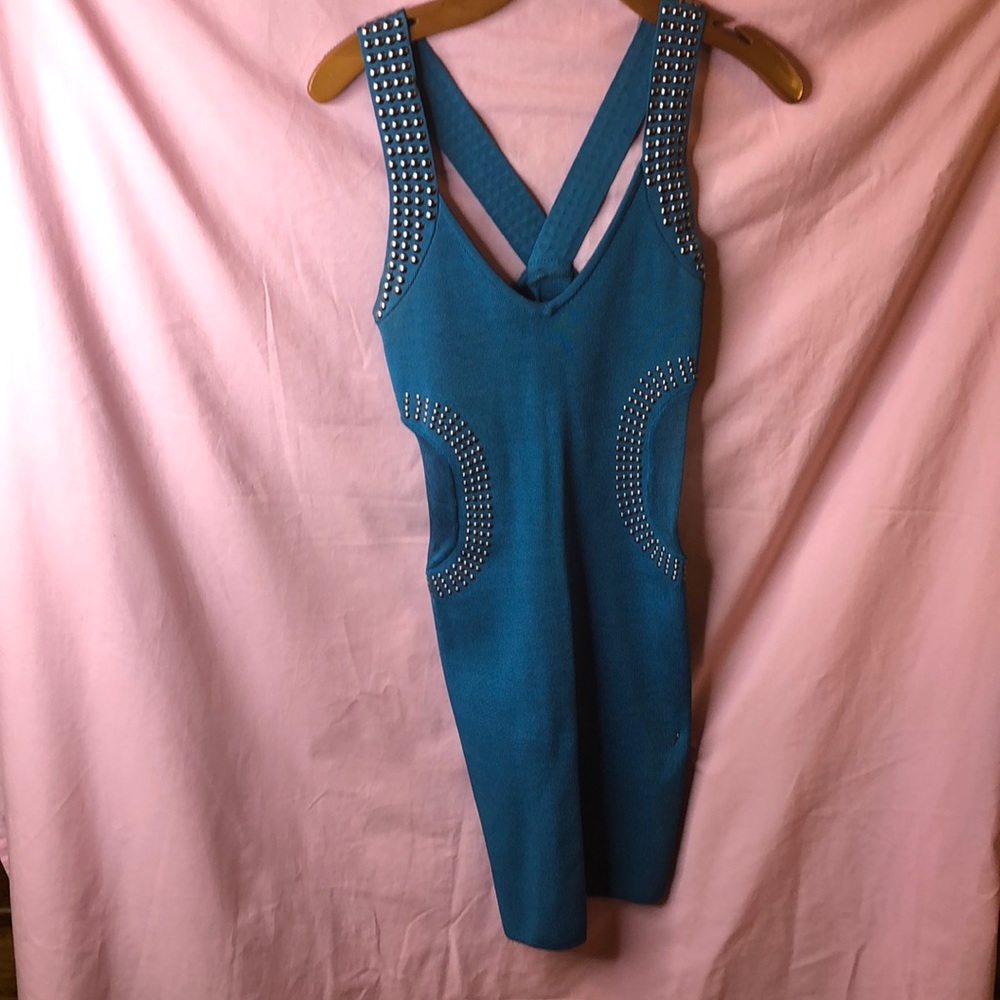 Bebe turquoise dress